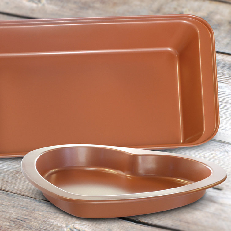 Copper baking outlet pan